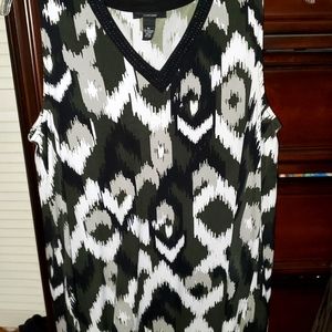 Alfani Sleeveless Tunic Top XL
